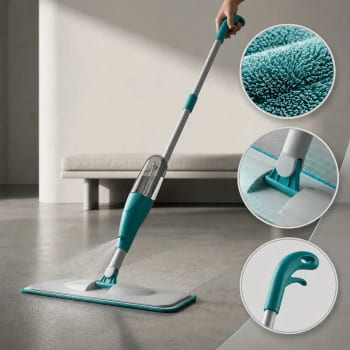 Mop Spray Esfregão Vassoura Mágica WOW WORLD OF WONDERS Mop Spray