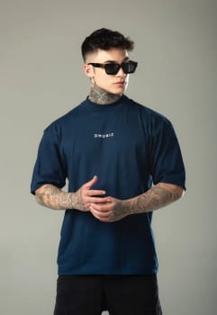Camiseta Oversized Estampada Dmuniz Camisa Premium