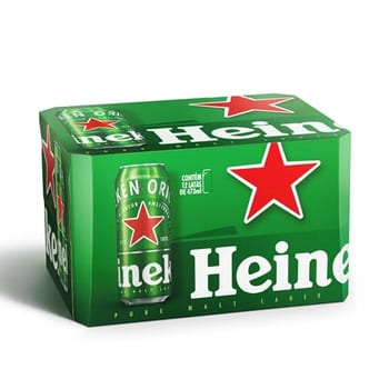 Heineken Cerveja Lata 473ml Pack 12 Unidades