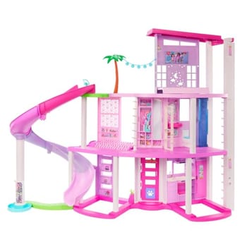 Barbie Conjunto de Brinquedo Casa Com Escorregador