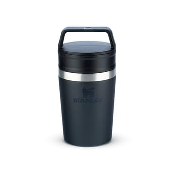 Stanley - Copo de Café Térmico, Caneca de Viagem Café Go com Tampa de Duas Partes Para Beber e Alça de Transporte, Garrafa Térmica de Aço Inoxidável