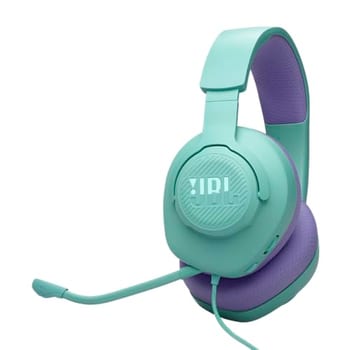 JBL, Fone de Ouvido Com Fio, Quantum 100M2, Headset Gamer, Over Ear, Microfone Removível - Verde
