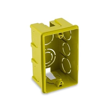 Force Line - Caixa de luz, 4X2 RETANGULAR, Amarela - [Material]