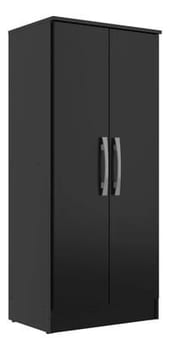 Armário Direto Sim Mu200 Preto 94cm X 46cm X 31cm 2 Portas