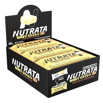 Whey Grego Bar Mousse Maracujá Display 12 Unidades 480g