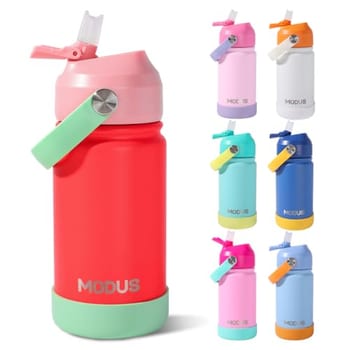 Garrafa Térmica Infantil 420ml em Aço Inox Parede Dupla Livre de BPA