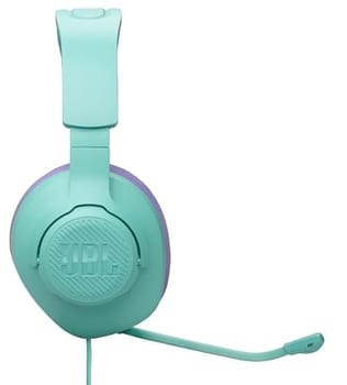 JBL, Fone de Ouvido Com Fio, Quantum 100M2, Headset Gamer, Over Ear, Microfone Removível - Ciano