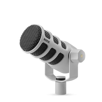 Microfone de transmissão dinâmica cardioide RØDE PodMic - Branco