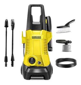 Lavadora De Alta Pressão Kärcher K2 Plus Car 1740psi 1400w Canhão de Espuma Kärcher Lança de Jato Turbo Rotativo 127v