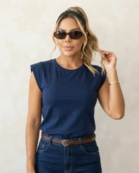Blusa Feminino Muscle Tee Regata Viscolycra Comfy Soltinha
