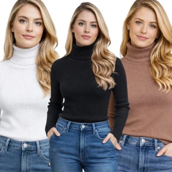 Kit 3 Blusa Cacharrel Feminina Casaco Blusa De Frio Tricô