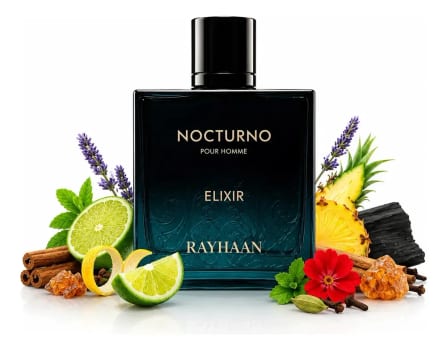 Perfume Árabe Rayhaan Nocturno Elixir Eau De Parfum 100ml