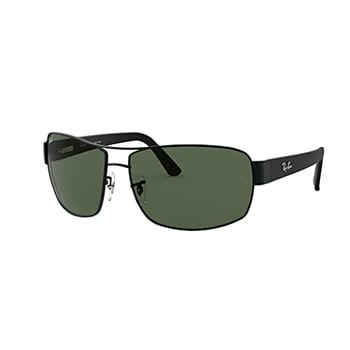 Óculos de Sol Ray-Ban Retangular Esportivo Unissex, Tamanho 64
