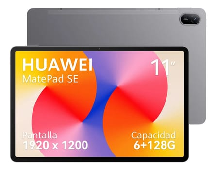 Tablet HUAWEI MatePad SE 11 Wifi 6+128GB Tela HUAWEI FullView de 11" para Conforto Visual, Superbateria de 7700 mAh 225W Câmera Traseira 8 MP, Câmera