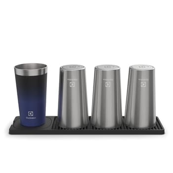 Electrolux Suporte Emborrachado para Copos + 4 Porta-Copos Integrados