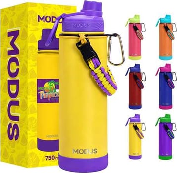 MODUS Garrafa Térmica 750ml - Parede Dupla de Isolamento 24horas Gelado