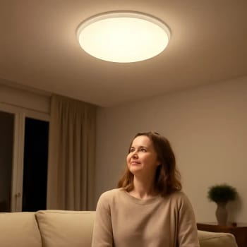 Lustre Luminária Plafonier Sobrepor 2 Lâmp 20w E-27 Redondo