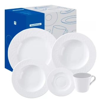 Aparelho De Jantar Tramontina Ingrid Porcelana 30 Pçs 96011