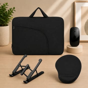 Capa Para Notebook Mouse Sem Fio Suporte Notebook Mousepad