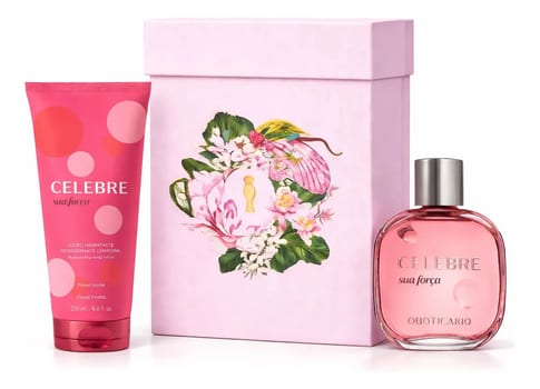 O Boticário Celebre Sua Força Colônia 100ml +loção 200ml