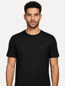 Camiseta Aramis Crewneck Basic Lisa Preta