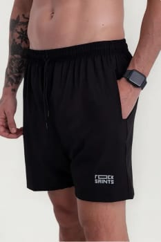 Bermuda Elastic Academia Masculina Rock Saints