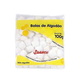 Sussex - Algodao Sussex 100Gr Bolas Branca