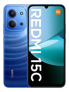 Câmera Redmi 15c 6.9 4G 256gb 8gb Hyperos 50mpx - azul