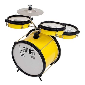 Bateria Baby Amarela - Bumbo 10', Tom E Caixa 06' Corpo De Abs