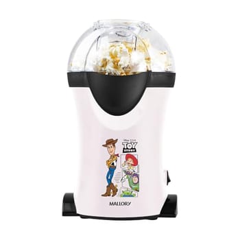 Pipoqueira Elétrica Mallory Toy Story – Pipocas Sequinhas e Sem Óleo, Bocal Expedidor, Copo Medidor para Manteiga e Pés Antiderrapantes - 220V