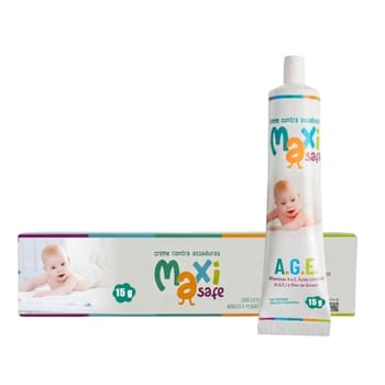 KIT Creme Pomada de Assadura Vit A.G.E 15g Cada Maxi Baby (15g)