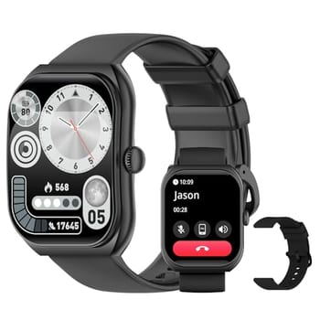 PEJE ZW01 Max Smartwatch Masculino à Prova d'Água 1ATM, 2.01" Tela Quadrada Full Touch, Compatível com iOS e Android, Bateria de 7-10 Dias, Relógio