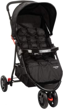 Carrinho De Passeio Para Bebê Delta, Suporta até 15kg - Voyage (Preto)