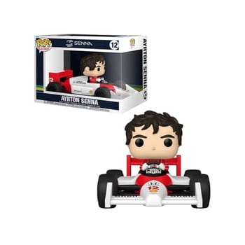 Candide Funko POP! Ayrton Senna Rides Super Deluxe McLaren – Figura Colecionável de 11 cm em Vinil