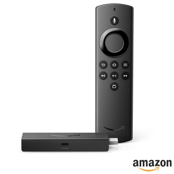 Fire TV Stick Lite Com Controle Remoto Lite Por Voz Com Alexa (2020) - Amazon
