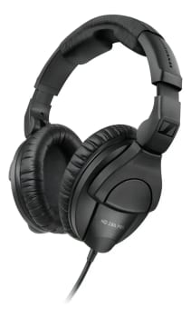 Fone De Ouvido Over-Ear Sennheiser HD 280 PRO Monitoramento Estúdio DJ Isolamento Acústico Dobrável Preto P2 P10 Original - MQ547