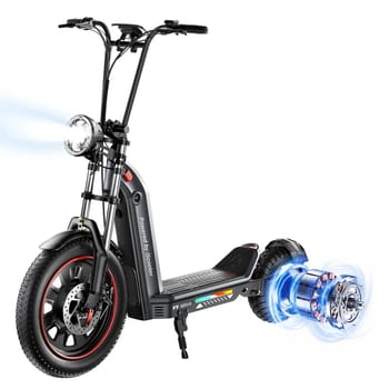 Patinete Scooter Elétrica F7 Ultra-A para Adulto com Bateria 52V20Ah, Motor 1500W, Autonomia 100km, Bluetooth e Tela LED