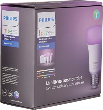 Philips Hue White & Color Ambiance 9w A60 E27 Starter Kit 110v - 3 Lâmpadas + Hub