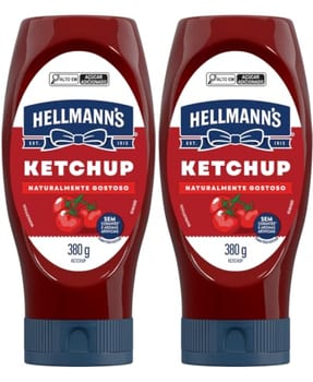 Pack Ketchup Hellmann's Squeeze 2 Unidades 380g