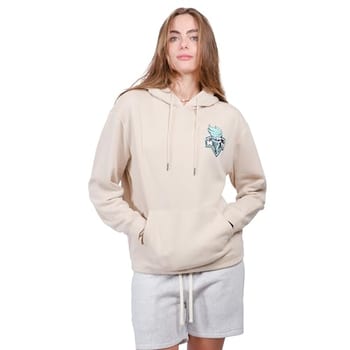 Ultra Game Moletom com capuz feminino padrão WNBA oficial super macio, areia