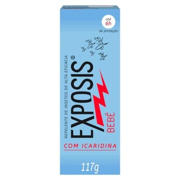 Exposis Bebe, Repelente Baby com Icaridina, Gel 117g