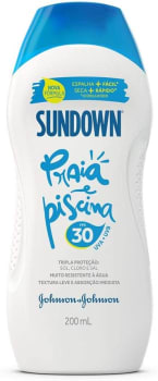 Protetor Solar Praia E Piscina Fps 30, Johnson'S, Branco, 200 Ml