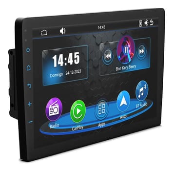 Central Multimídia 2 Din Faaftech Cm9 9 Polegadas ConnectMedia com Apple Carplay e Android Auto Sem Fio