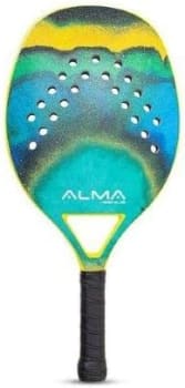 Raquete para Beach Tennis 3K Carbon Alma Genius - Areia Mix