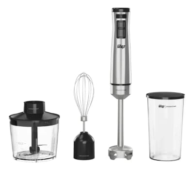 Mixer 3 Em 1 Wap Wm1 Processador Elétrico Portátil Inox Cor Preto