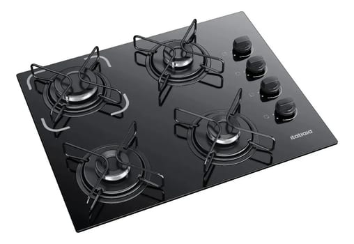 Fogão Cooktop Itatiaia Essencial 4 Bocas À Gás Preto-bivolt