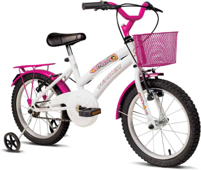 Bicicleta Infantil Breeze, Com Cestinha e Bagageiro, Aro 16 - Verden 