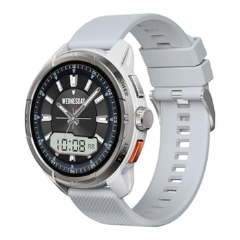 HAYLOU Solar Ultra Smartwatch para Mulheres e Homens, Prata
