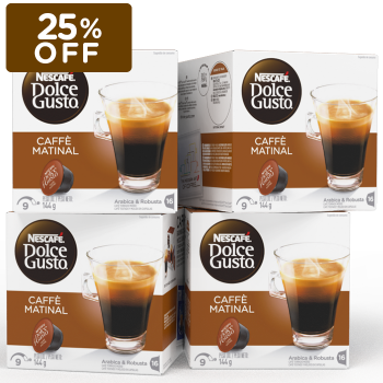COMBO DE CAFFÈ MATINAL 25% OFF