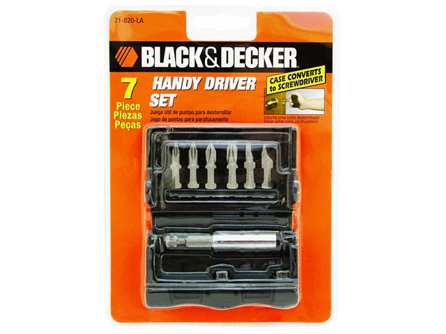 Kit para Parafusar 7 Peças - BlackDecker